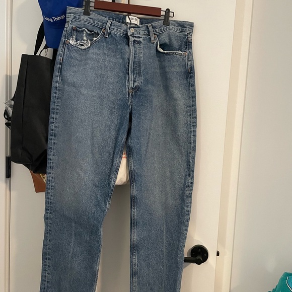 Agolde 90s Mid Rise Straight Jean - Picture 4 of 7